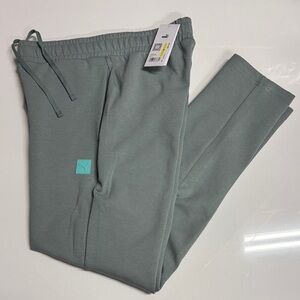 Puma Sweatpants Mens Medium Green Tapered